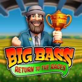 Slots logo of Big Bass Return to the Races from Pragmatic Play at JaaBet Casino