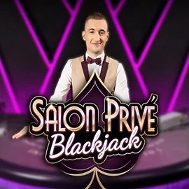 Blackjack Salon Privé slot logo by Ezugi at JaaBet Casino